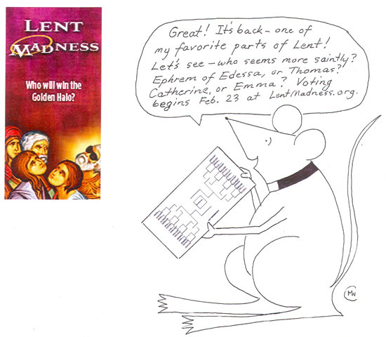 Lent Madness mouse Lent Madness mouse