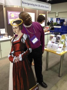 Bishop Michael Curry with 2012 Golden Halo Winner Mary Magdalene