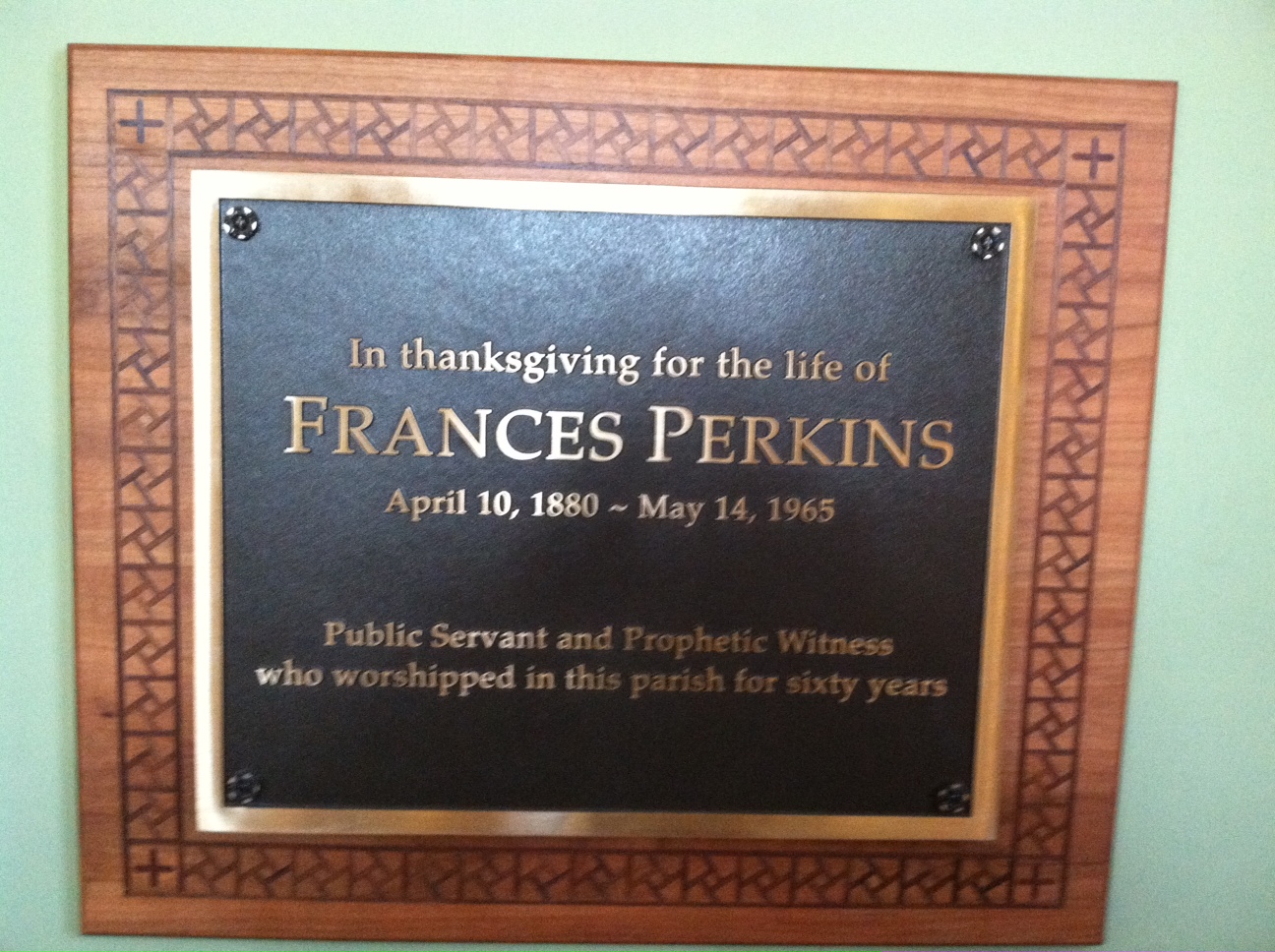 frances perkins definition