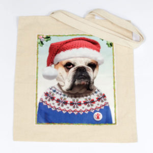 Tote bag-dog in a sweater 